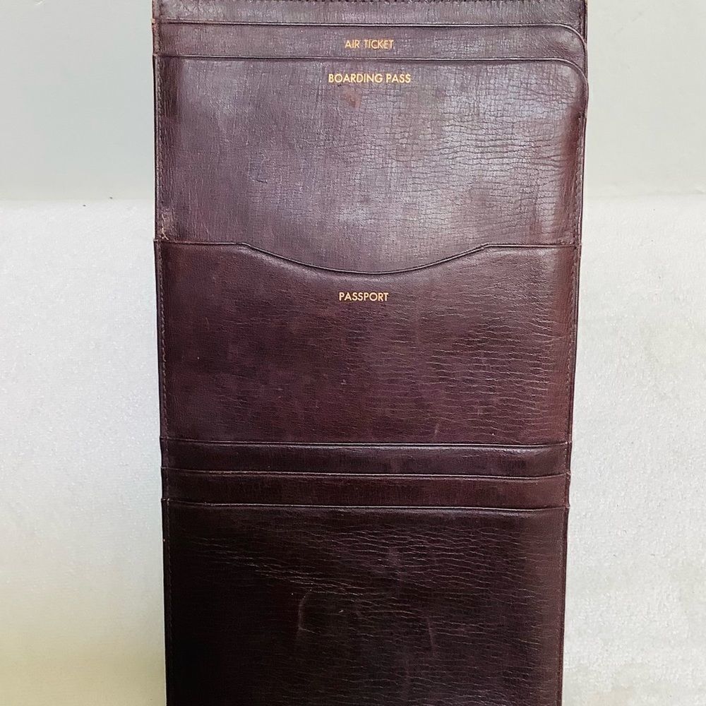 TIFFANY & CO. SOFT LEATHER PASSPORT HOLDER VINTAGE